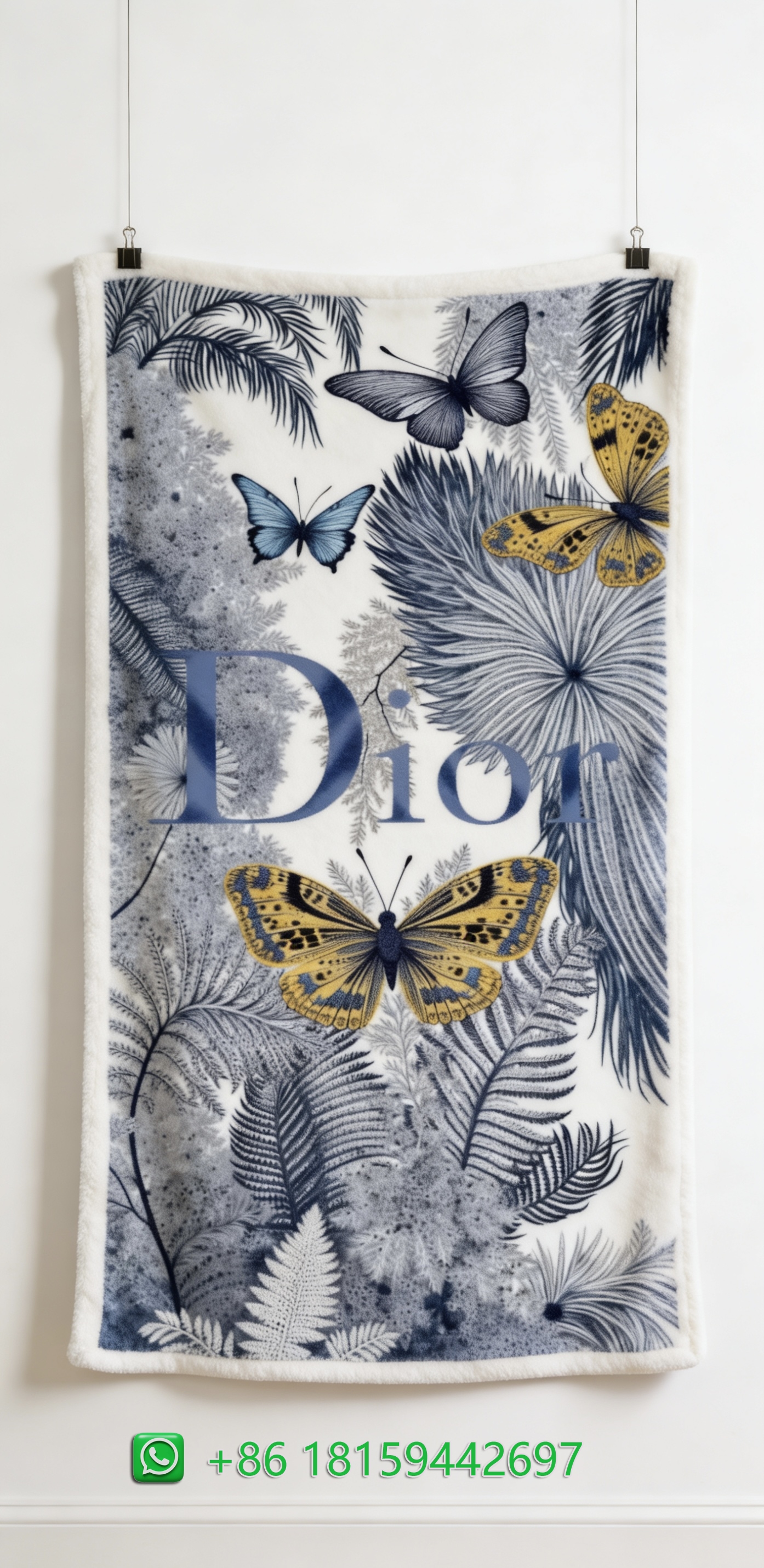 Dior Throw Blankets